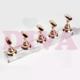 Diva Luxe Magnetic Nail Art Display Rosé Gold