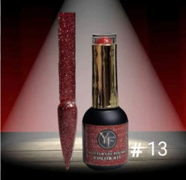 YF glitter gelpolish #13