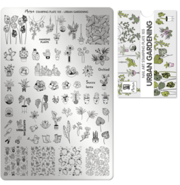 Moyra Stamping Plate 105 Urban Garden