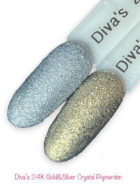 Set Diva 24K Crystal Pigmenten Gold&Silver