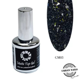 URBAN NAILS Glitter Matte Top 03