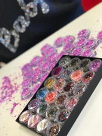 Diamondline Pretty Confetti set van 23 stuks in luxe bewaardoos