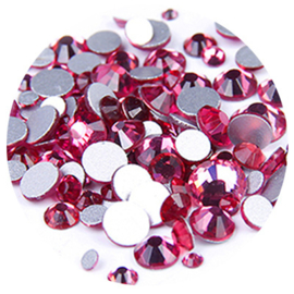 Crystal Facet Strass Roze