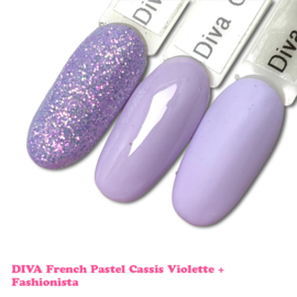 DIVA Gellak French Pastel Cassis Violette 10ml Hema Free