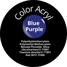 Your future nails color acryl blue purple