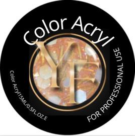 YF color acryl Gold Glitter