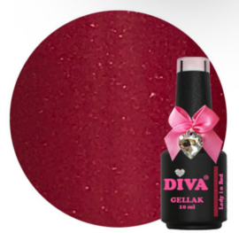 DIVA Gellak Lady in Red 10ml 