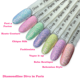 DIVA Gellak French Pastels Collection 7x 10 ml - 6+1 gratis