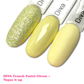 DIVA Gellak French Pastel Citron  10 ml Hema Free
