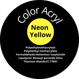 Your future nails color acryl  neon yellow