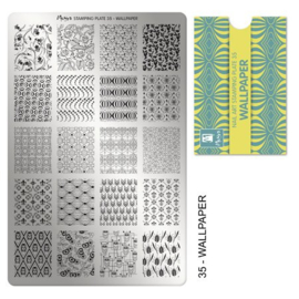 Moyra Stamping Plaat 35 Walpaper