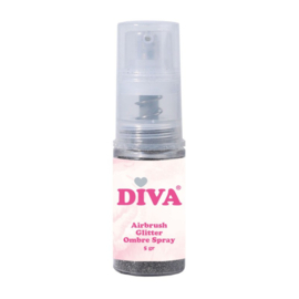 DIVA Airbrush Glitter Colorboom Spray Black 11