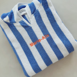 Poncho strepen | blauw