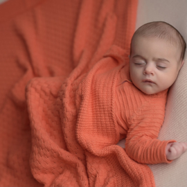 Babydeken | corail