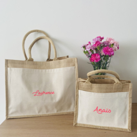 Juten shopper SET