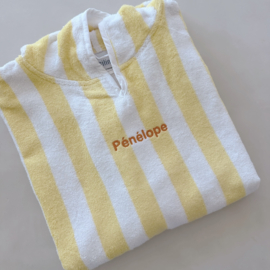 Poncho strepen | geel