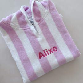 Poncho strepen | lila