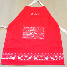 Holiday cooking apron