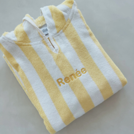 Poncho strepen | geel