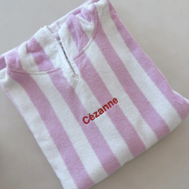 Poncho strepen | lila