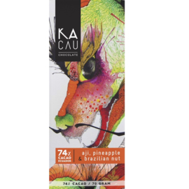 Kacau - Peper, ananas en pecannoten 74%