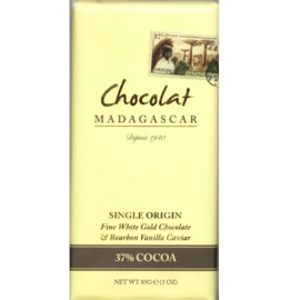 Chocolat Madagascar - 37% weiße Schokolade mit Bourbon-Vanille