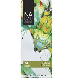 Kacau - Matcha und Zitrone 74%.