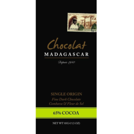 Chocolat Madagascar - 65% mit Combava und Fleur de Sel