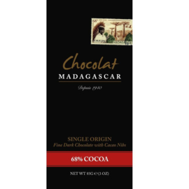 Chocolat Madagascar - 68% met nibs