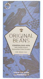 Original Beans -Esmeraldas mit Fleur de sel 42% Milchschokolade