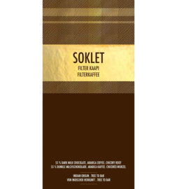 Soklet - Filter kaapi 55% melkchocolade THT 30-10-2022