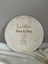 WELKOMSTBORD SINT & PIET