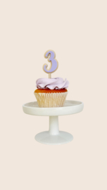 Cupcake Topper | Pastel & Hout