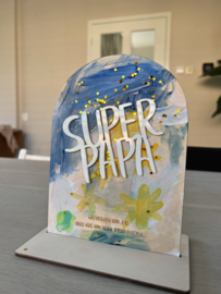 HOUTEN BORDJE OM TE VERVEN | SUPER PAPA