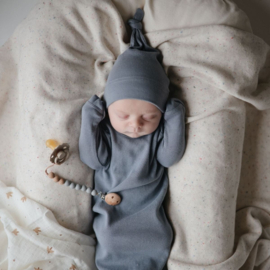 BEANIE MET NAAM | BLAUW
