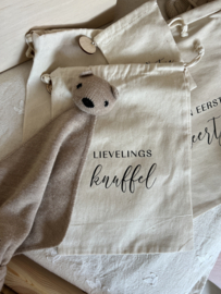 CANVAS BEWAARZAK | LIEVELINGSKNUFFEL
