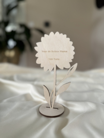 KNUTSELEN HOUTEN BLOEM | MOEDERDAG