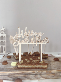 TAARTTOPPER SINTERKLAAS | WELKOM SINT & PIET