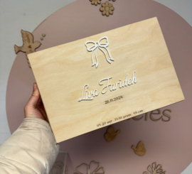 HOUTEN MEMORYBOX | STRIKJE