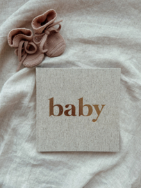 Linnen Invulboek | Baby