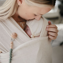 RIBBED BABY BONNET | IVORY
