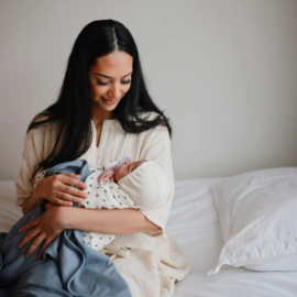 SWADDLE 120x120 | BLACK DAISY