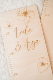 HOUTEN GROEIMETER | FLOWERS