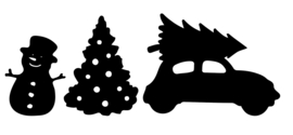LOSSE ITEMS KERST | HOUTEN HUISJES
