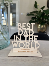 BEST DAD IN THE WORLD | VADERDAG