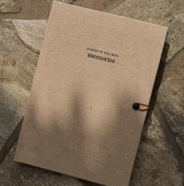 Linnen Boekje "Memories"