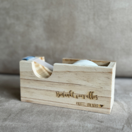 Houten Plakband Houder | Liefste juf of meester