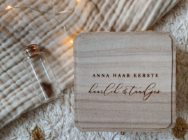 BEWAARDOOSJE EERSTE HAARLOK & TANDJES | "ANNA"