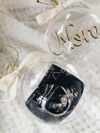 TRANSPARANTE KERSTBAL