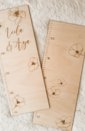 HOUTEN GROEIMETER | FLOWERS